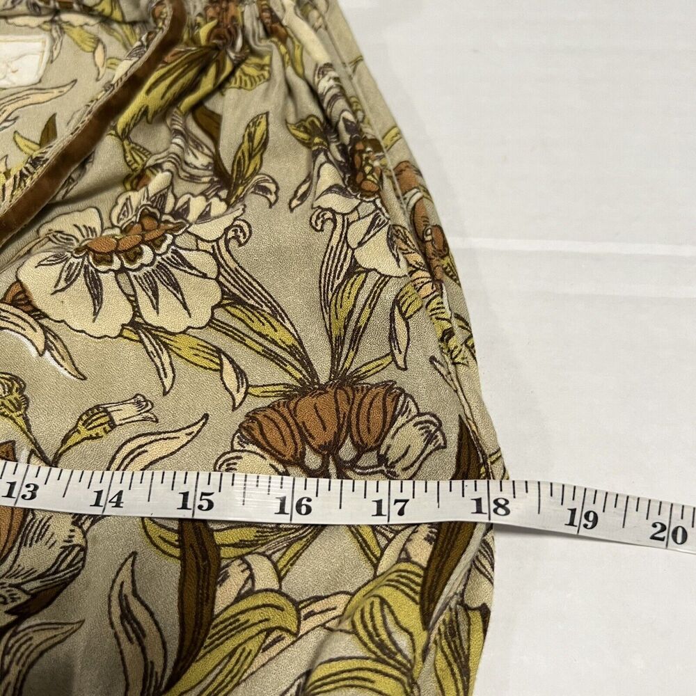 Jen's Pirate Booty Cream & Brown Floral V‑Neck Midi Dress - Picture 12 of 12